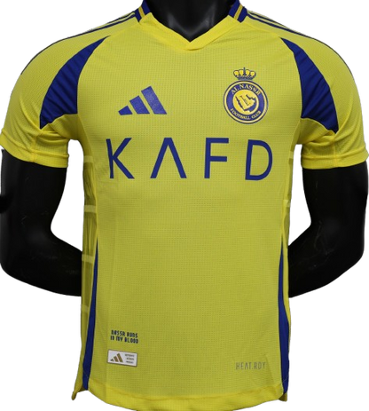 AL NASSR 24/25 home player's version jersey camiseta playera remera version jugador titular