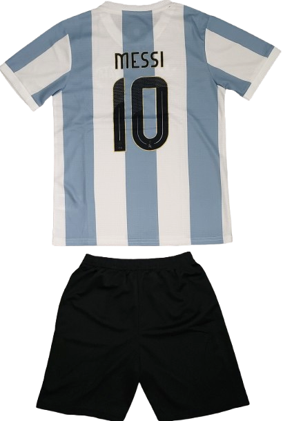 ARGENTINA kids special edition jersey shorts set camiseta remera playera conjunto de niño edicion especial MESSI 10