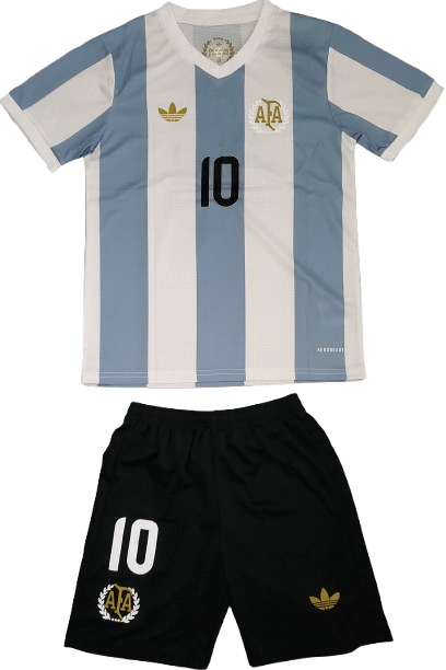 ARGENTINA kids special edition jersey shorts set camiseta remera playera conjunto de niño edicion especial MESSI 10