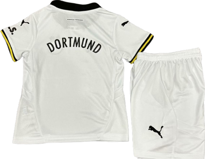 BORUSSIA DORTMUND 24/25 third kids jersey shorts set tercera camiseta playera remera conjunto de niño