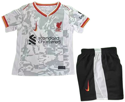 LIVERPOOL 24/25 third kids jersey shorts set tercera camiseta playera remera conjunto de niño