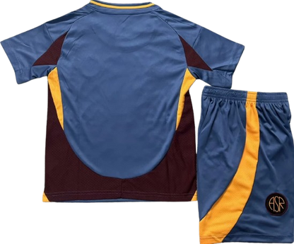 AS ROMA 24/25 kids third jersey shorts set tercera camiseta playera remera conjunto de niño