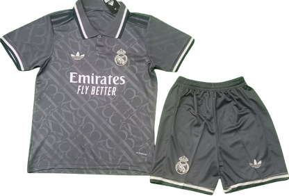 REAL MADRID 24/25 third kids jersey shorts set tercera camiseta remera playera conjunto de niño