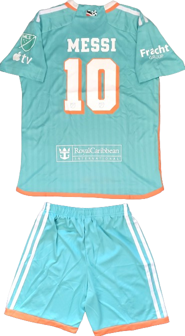 INTER MIAMI 2024 third kids jersey set shorts tercera camiseta playera remera conjunto de niño MESSI 10