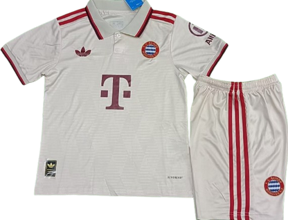 BAYERN MUNICH 24/25 third kids jersey shorts set tercera camiseta playera remera conjunto de niño