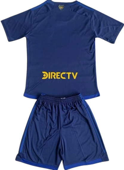 BOCA JUNIORS 24/25 third kid's jersey set shorts tercera camiseta remera conjunto de niño