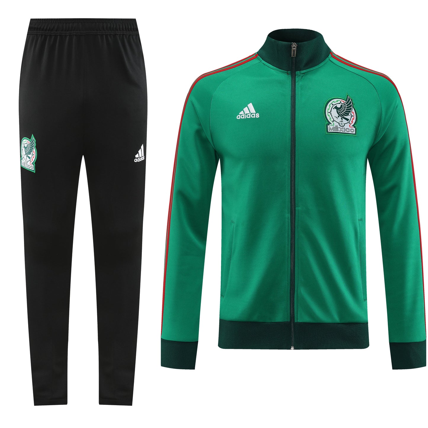 MEXICO black green training jacket tracksuit set chamarra sudadera de entrenamiento