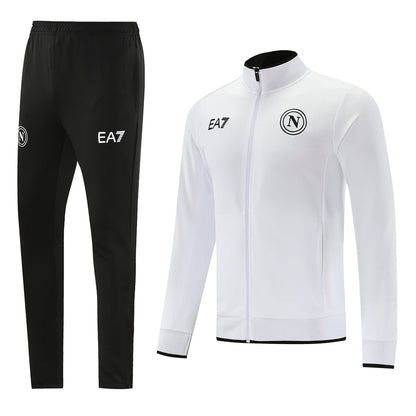 NAPOLI 23/24 white black training jacket tracksuit set sudadera de entrenamiento