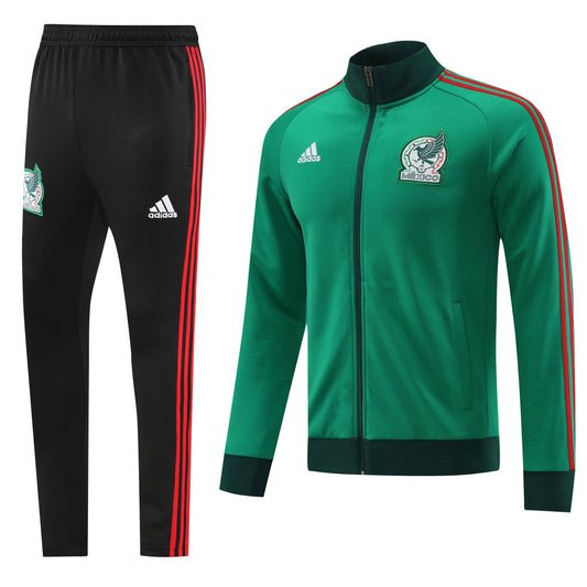 MEXICO black green training jacket tracksuit set chamarra sudadera de entrenamiento