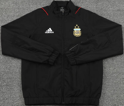 ARGENTINA black windbreaker winter coat training jacket chaqueta campera cortavientos