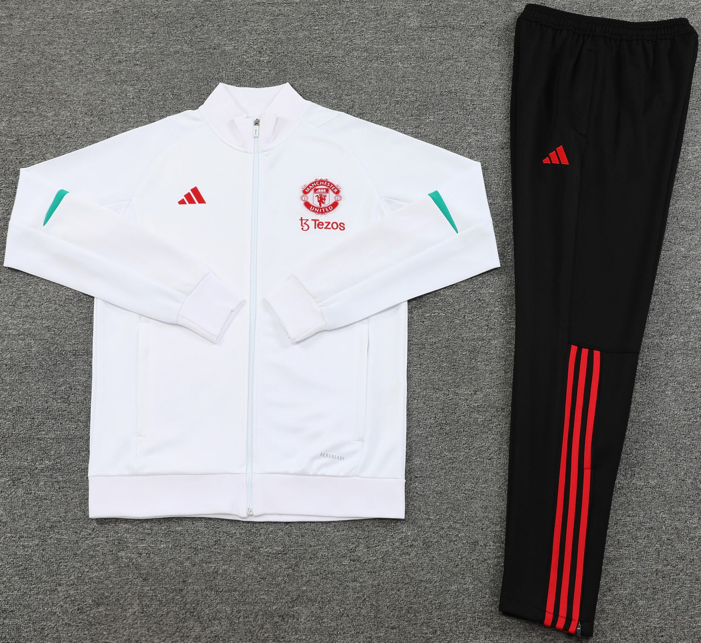 MANCHESTER UNITED 23/24 black white training jacket tracksuit set sudadera de entrenamiento