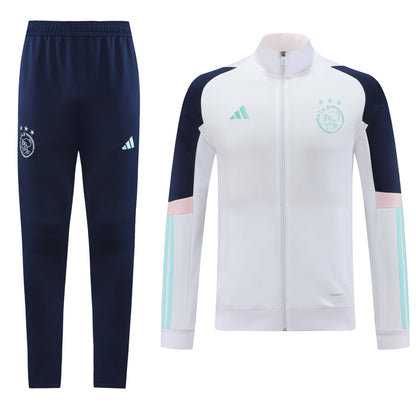 AJAX 23/24 white navy blue training jacket tracksuit set sudadera de entrenamiento