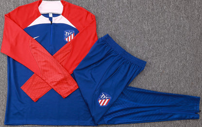 ATLETICO MADRID 23/24 blue red sweatshirt tracksuit set sudadera de entrenamiento