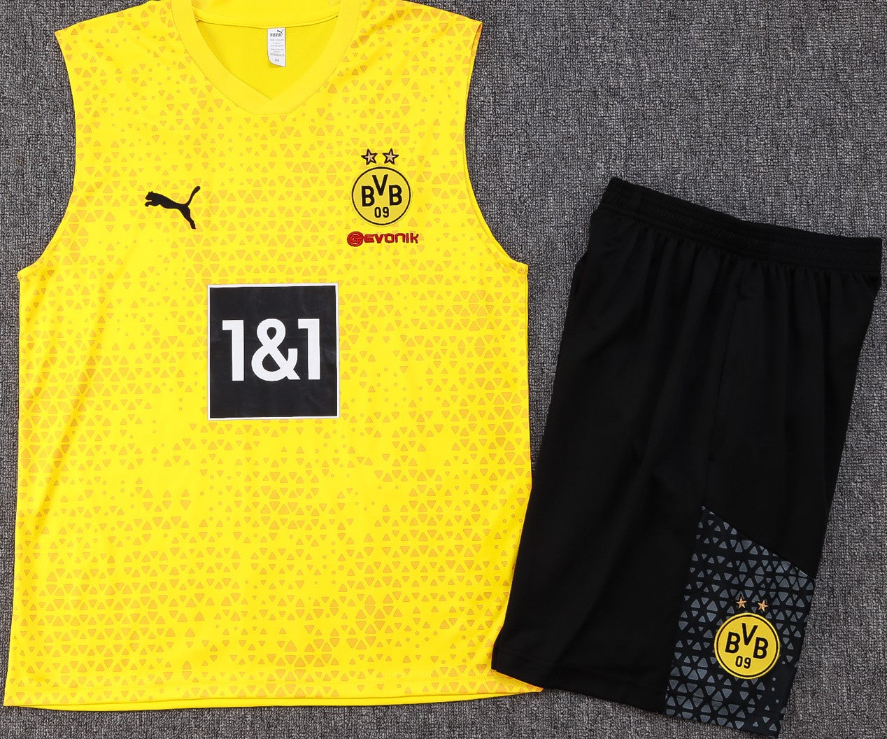 BORUSSIA DORTMUND 23/24 training tank top sleeveless jersey shorts set camiseta sin manga conjunto de entrenamiento