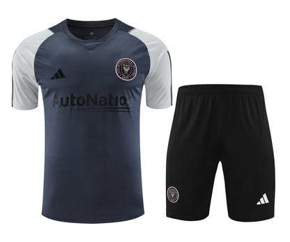 INTER MIAMI 23/24 black gray training jersey shorts set camiseta remera conjunto de entrenamiento