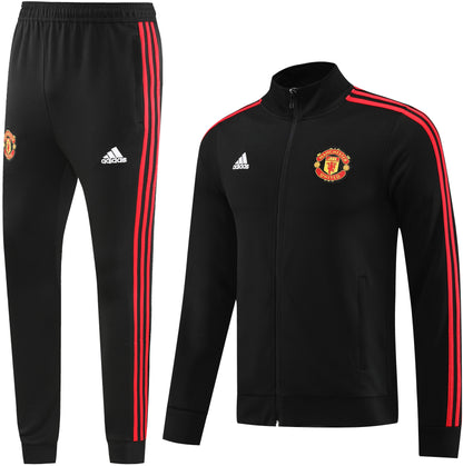 MANCHESTER UNITED 23/24 black red training jacket tracksuit set sudadera de entrenamiento