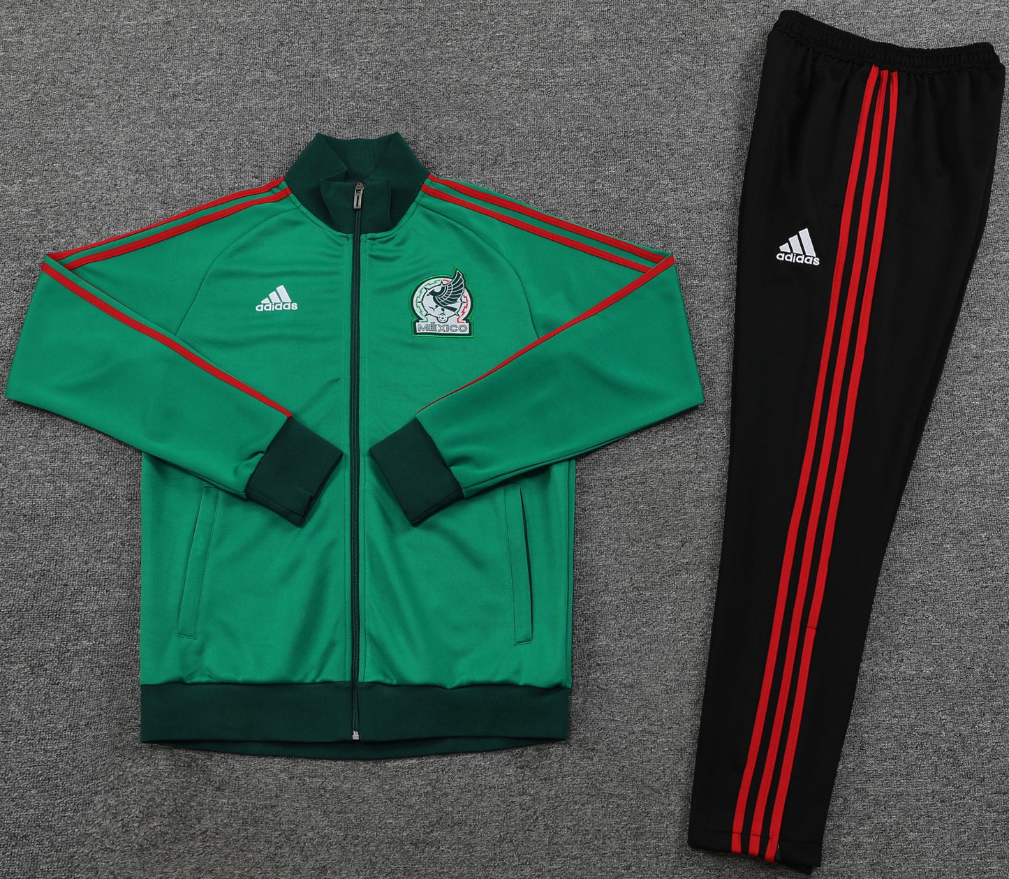 MEXICO black green training jacket tracksuit set chamarra sudadera de entrenamiento