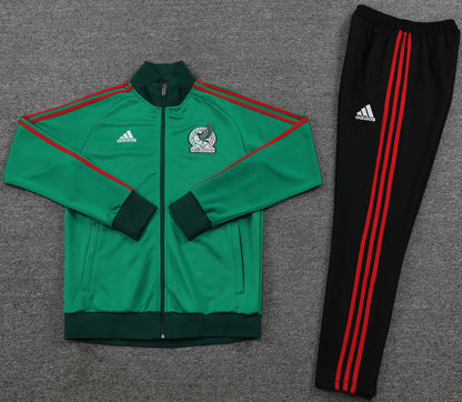 MEXICO black green training jacket tracksuit set chamarra sudadera de entrenamiento