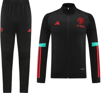 MANCHESTER UNITED 23/24 black training jacket tracksuit set sudadera de entrenamiento