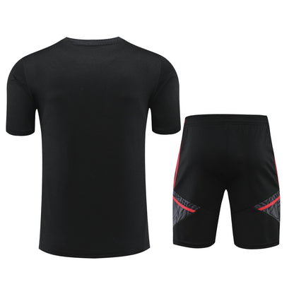 BAYERN MUNICH 23/24 black pre match training jersey shorts set camiseta playera remera conjunto de entrenamiento