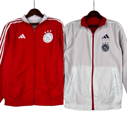 AJAX reversible windbreaker winter coat training jacket chaqueta cortavientos