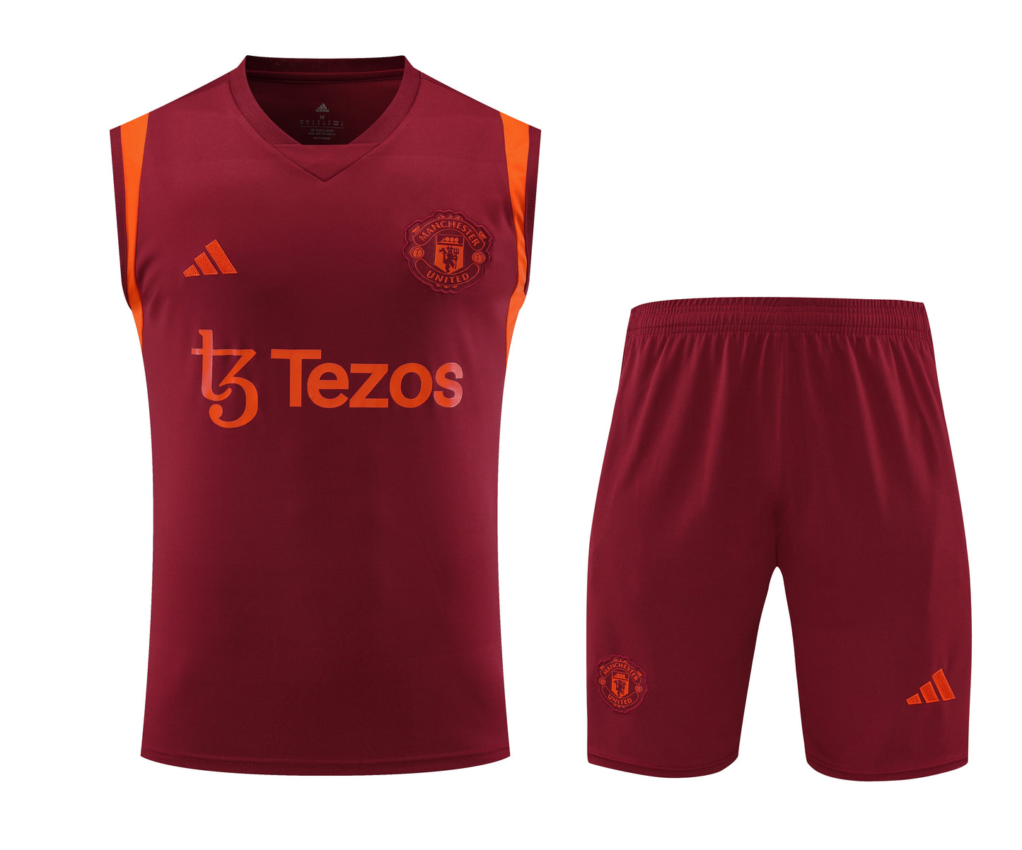 MANCHESTER UNITED training tank top sleeveless jersey set conjunto camiseta de entrenamiento sin manga