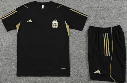 ARGENTINA black training jersey set camiseta conjunto de entrenamiento negra