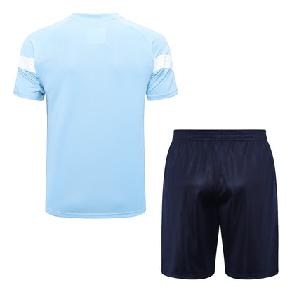 MANCHESTER CITY 23/24 sky blue pre match training jersey shorts set camiseta playera remera conjunto de entrenamiento