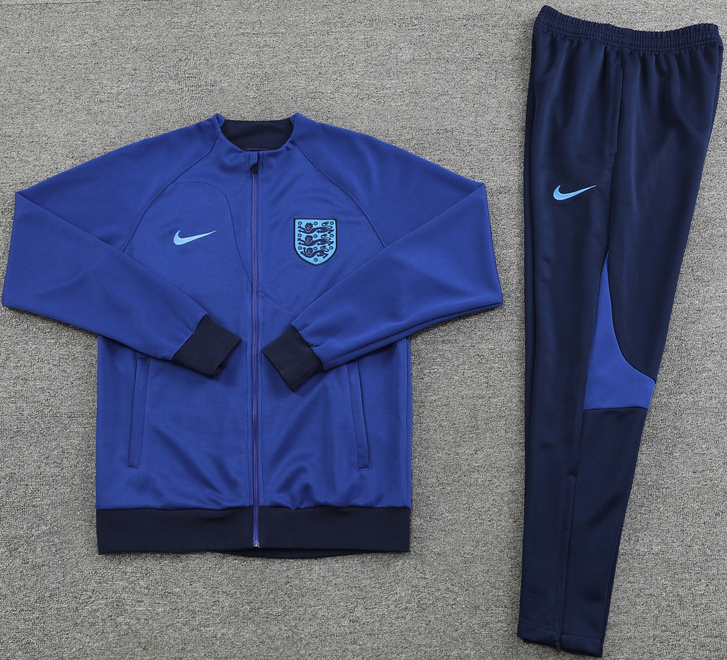 ENGLAND Inglaterra navy blue jacket training tracksuit set sudadera de entrenamiento