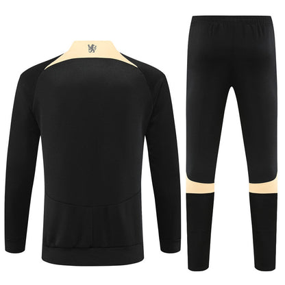 CHELSEA 23/24 black gold training jacket tracksuit set sudadera de entrenamiento