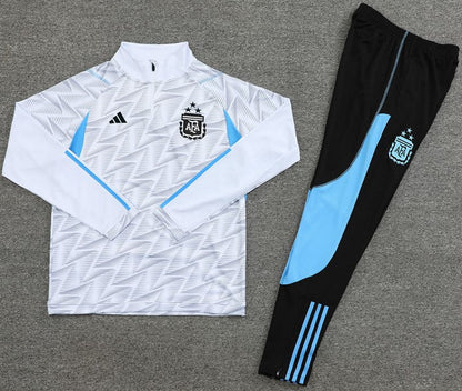 ARGENTINA black white training sweatshirt tracksuit set sudadera de entrenamiento