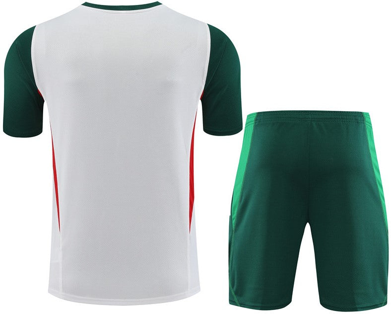 MEXICO green white training jersey shorts set camiseta playera conjunto de entrenamiento verde blanco