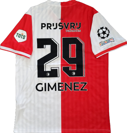 FEYENOORD 23/24 UCL home jersey camiseta playera local GIMENEZ 29