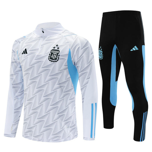 ARGENTINA black white training sweatshirt tracksuit set sudadera de entrenamiento