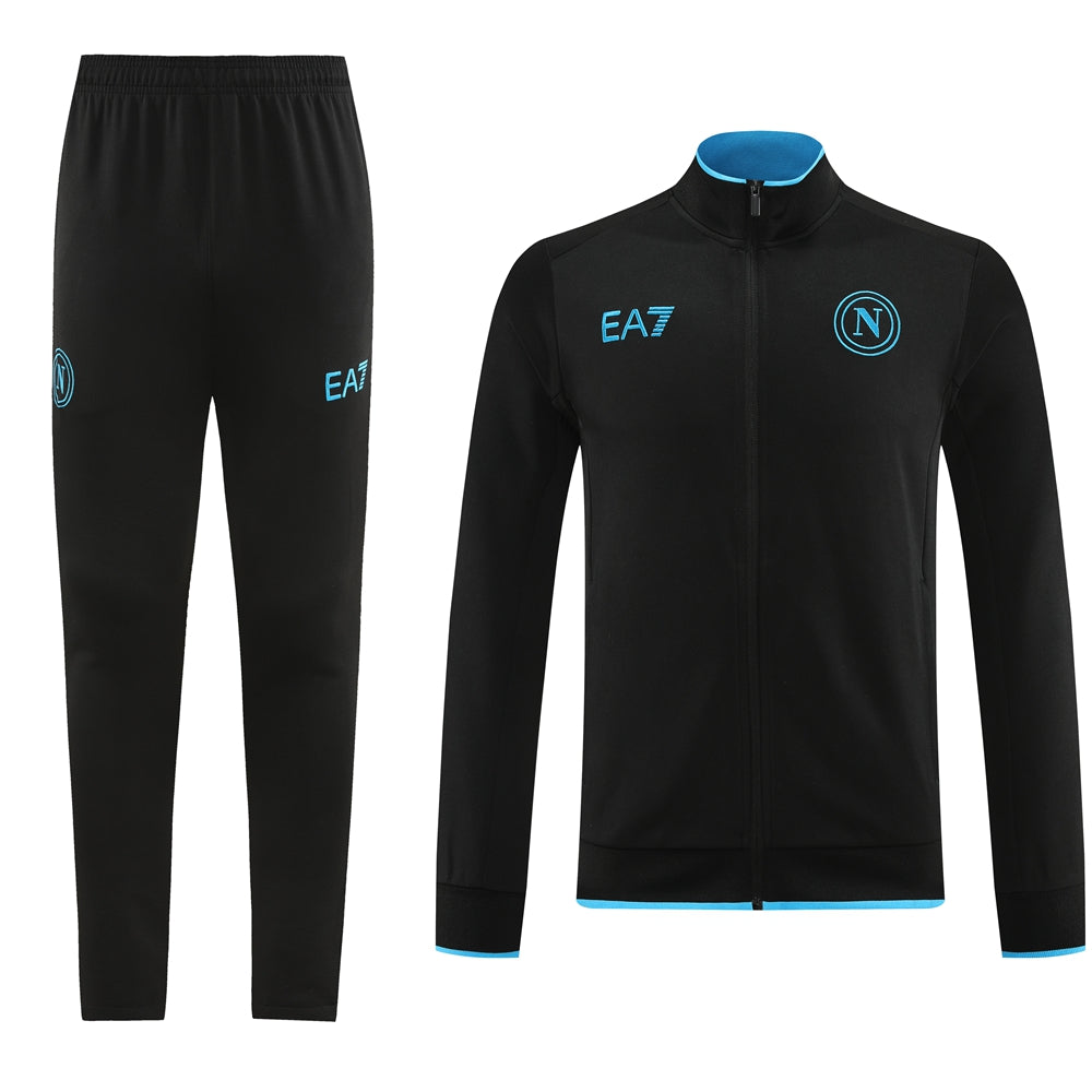 NAPOLI 23/24 black training jacket tracksuit set sudadera de entrenamiento