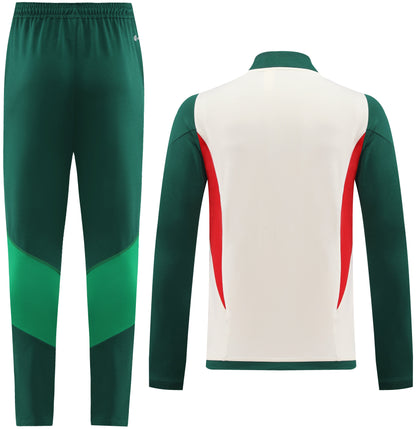 MEXICO training sweatshirt tracksuit white green set sudadera de entrenamiento