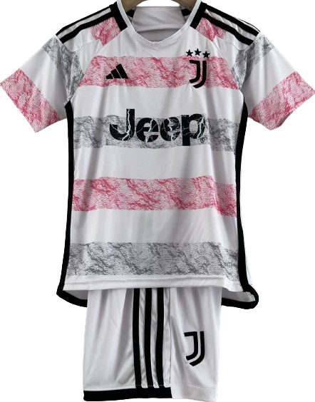 JUVENTUS 23/24 away kids jersey set shorts camiseta playera remera conjunto de niño visitante