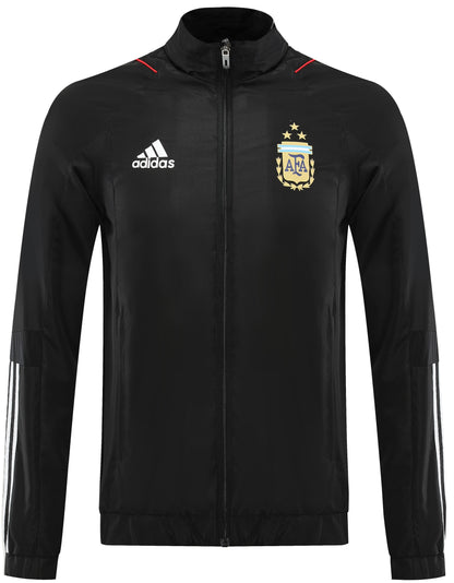 ARGENTINA black windbreaker winter coat training jacket chaqueta campera cortavientos