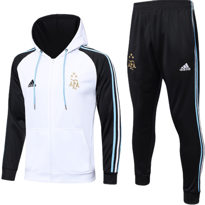 ARGENTINA black white training jacket hoodie tracksuit set campera sudadera con capucha