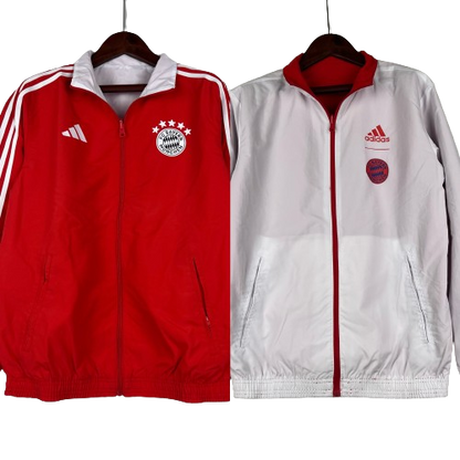 BAYERN MUNICH reversible windbreaker winter coat training jacket chaqueta cortavientos