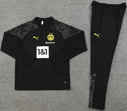 BORUSSIA DORTMUND 23/24 black training sweatshirt tracksuit set sudadera de entrenamiento