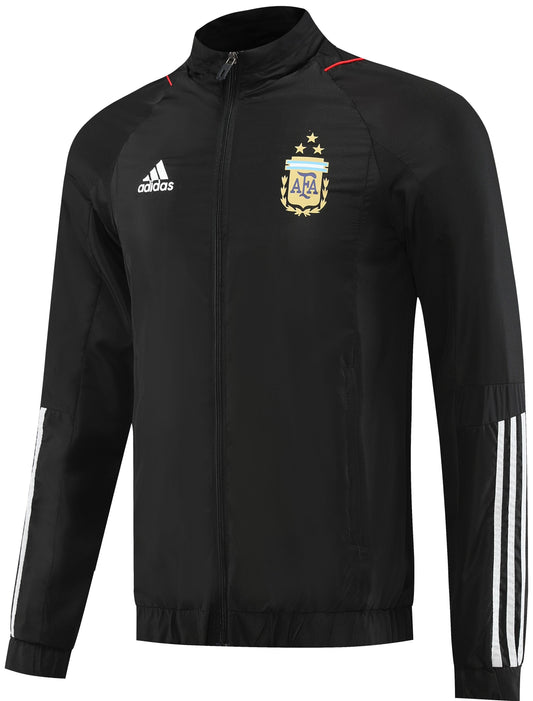 ARGENTINA black windbreaker winter coat training jacket chaqueta campera cortavientos