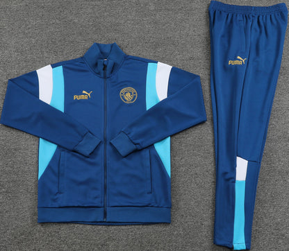 MANCHESTER CITY 23/24 blue training jacket tracksuit set sudadera de entrenamiento