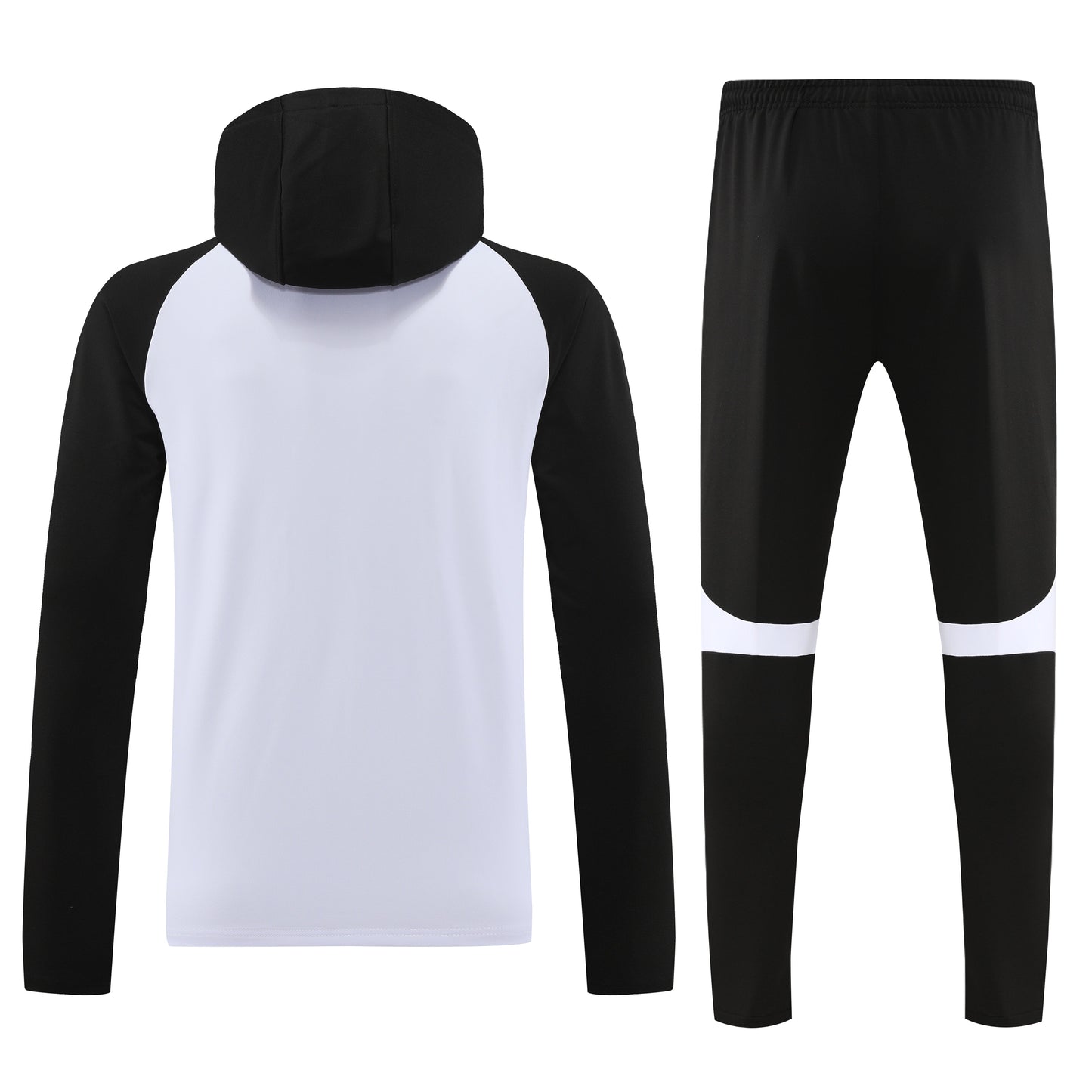 CHELSEA black white training sweatshirt hoodie tracksuit set campera sudadera con capucha