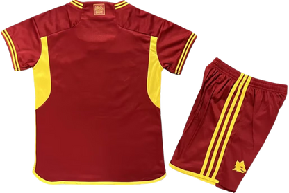 AS ROMA 23/24 kids home jersey shorts set camiseta playera remera conjunto de niño local