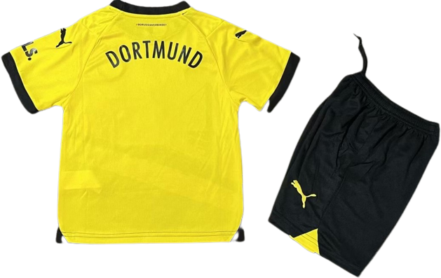 BORUSSIA DORTMUND 23/24 home kids jersey shorts set camiseta playera remera conjunto de niño local