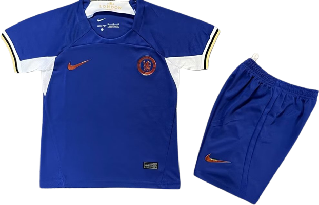 CHELSEA 23/24 home kids jersey set shorts camiseta playera remera conjunto de niño local