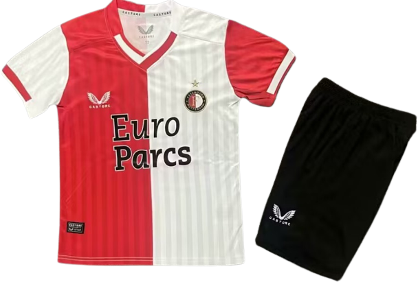 FEYENOORD 23/24 home kids jersey shorts set camiseta remera playera conjunto de niño local