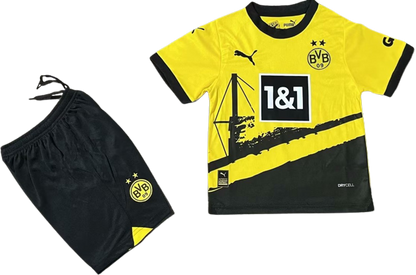 BORUSSIA DORTMUND 23/24 home kids jersey shorts set camiseta playera remera conjunto de niño local