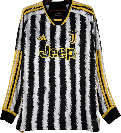 JUVENTUS 23/24 home long sleeve jersey camiseta remera playera maglia manga larga local